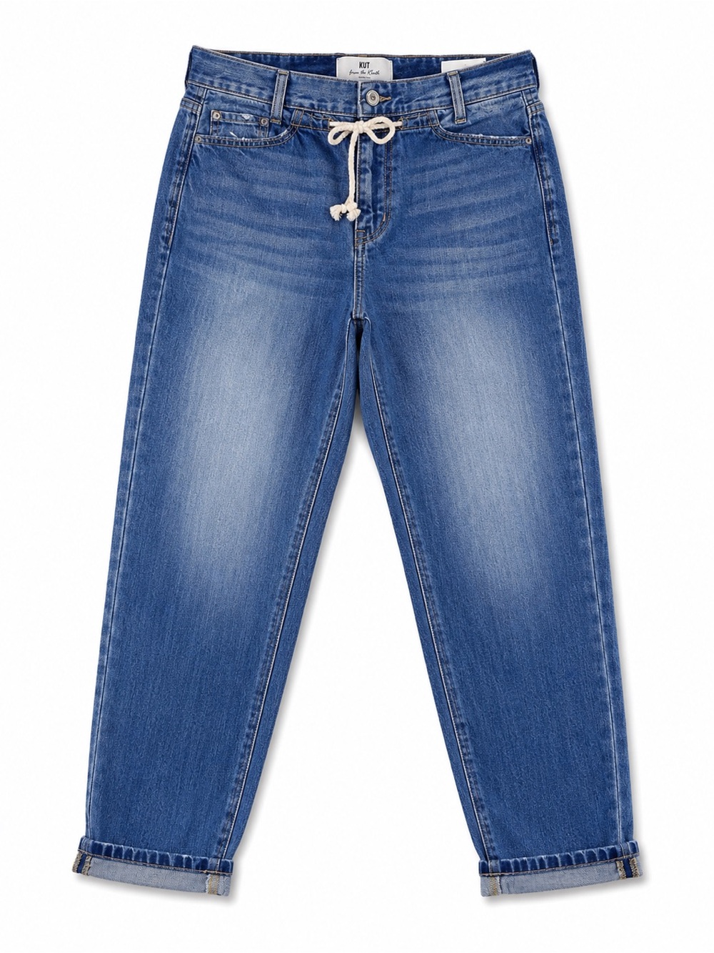 KanCan Boyfriend Jeans Size 3/25 | Mid Wash‎ Relaxed Denim Rolled Cuff